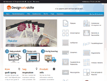 Tablet Screenshot of designselvskilte.dk